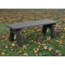 Recycled Plastic Economy Outdoor Bench - 4 Ft