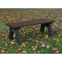 Recycled Plastic Economy Outdoor Bench - 4 Ft