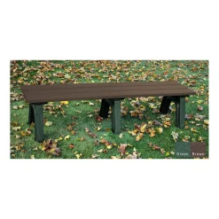 Recycled Plastic Economy Outdoor Bench - 6 Ft