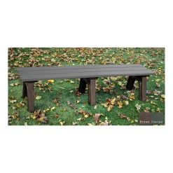 Recycled Plastic Economy Outdoor Bench - 6 Ft