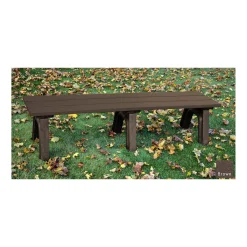 Recycled Plastic Economy Outdoor Bench - 6 Ft