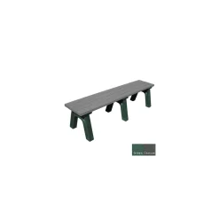 Recycled Plastic Flat Bench 6'