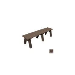Recycled Plastic Flat Bench 6'