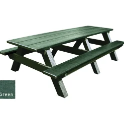 Recycled Plastic Standard Picnic Table 8'