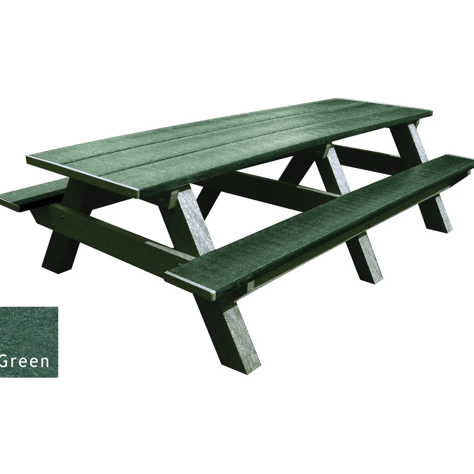 Recycled Plastic Standard Picnic Table 8'