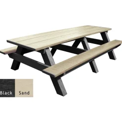 Recycled Plastic Standard Picnic Table 8'
