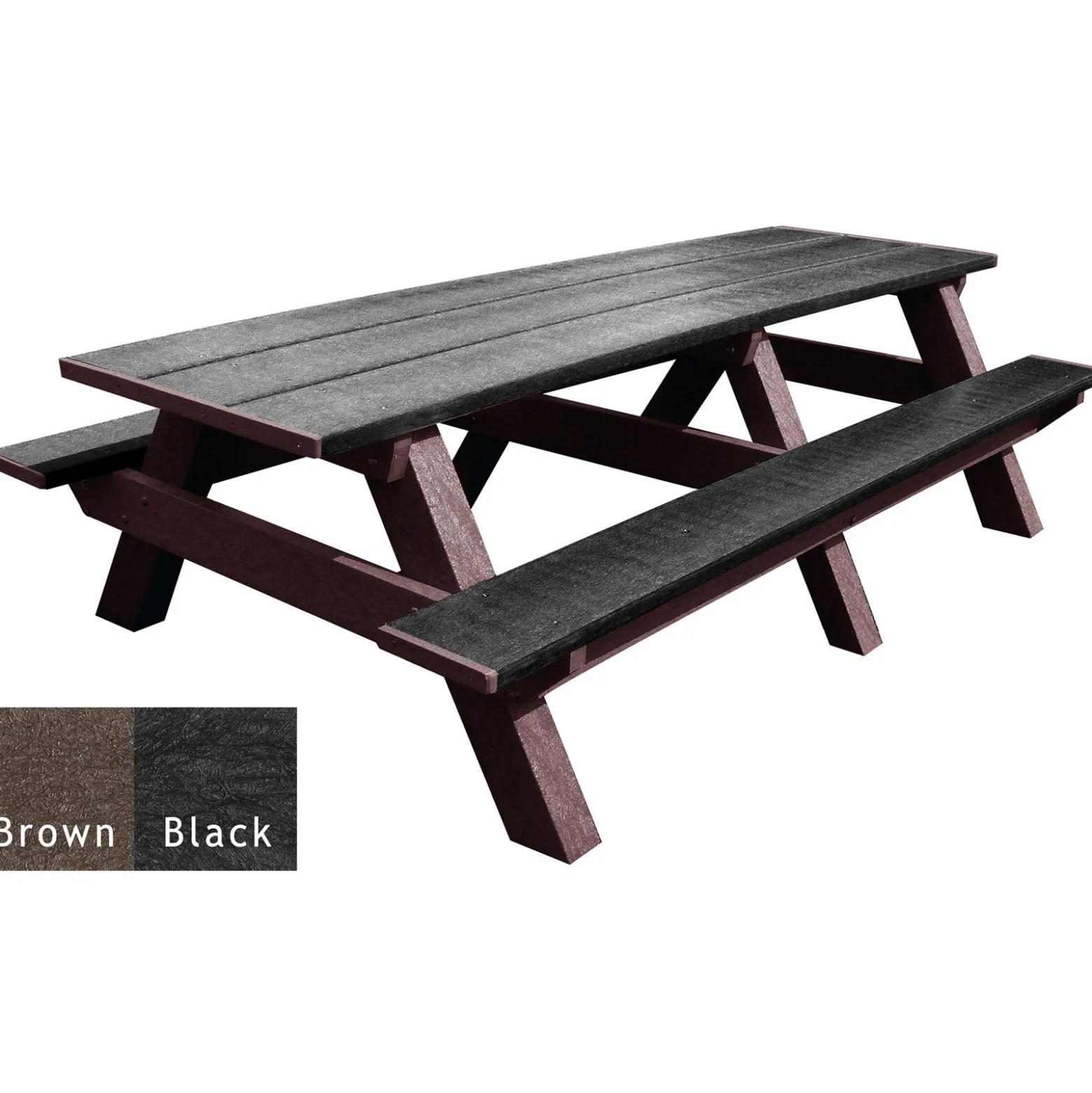 Recycled Plastic Standard Picnic Table 8'