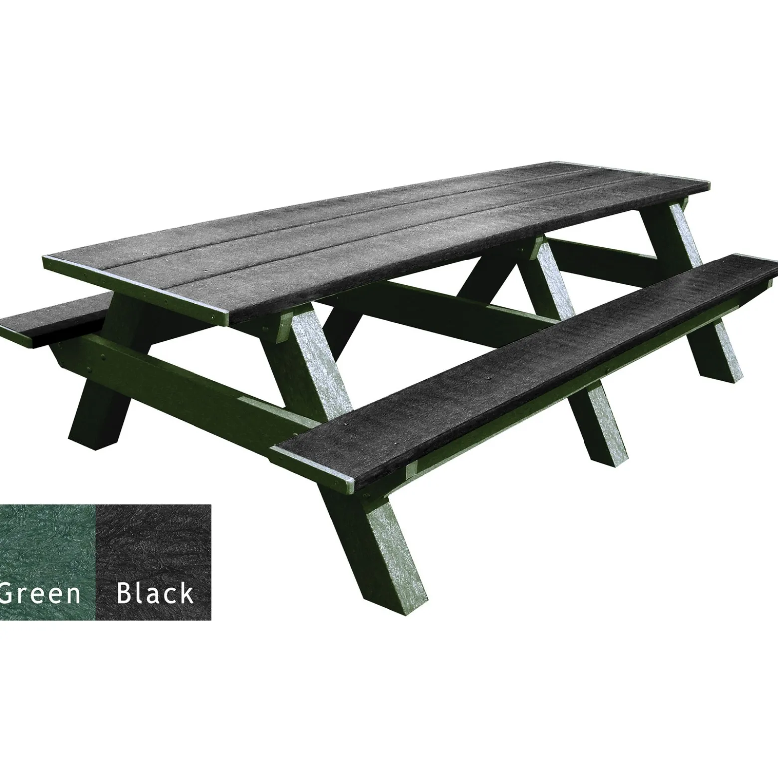 Recycled Plastic Standard Picnic Table 8'