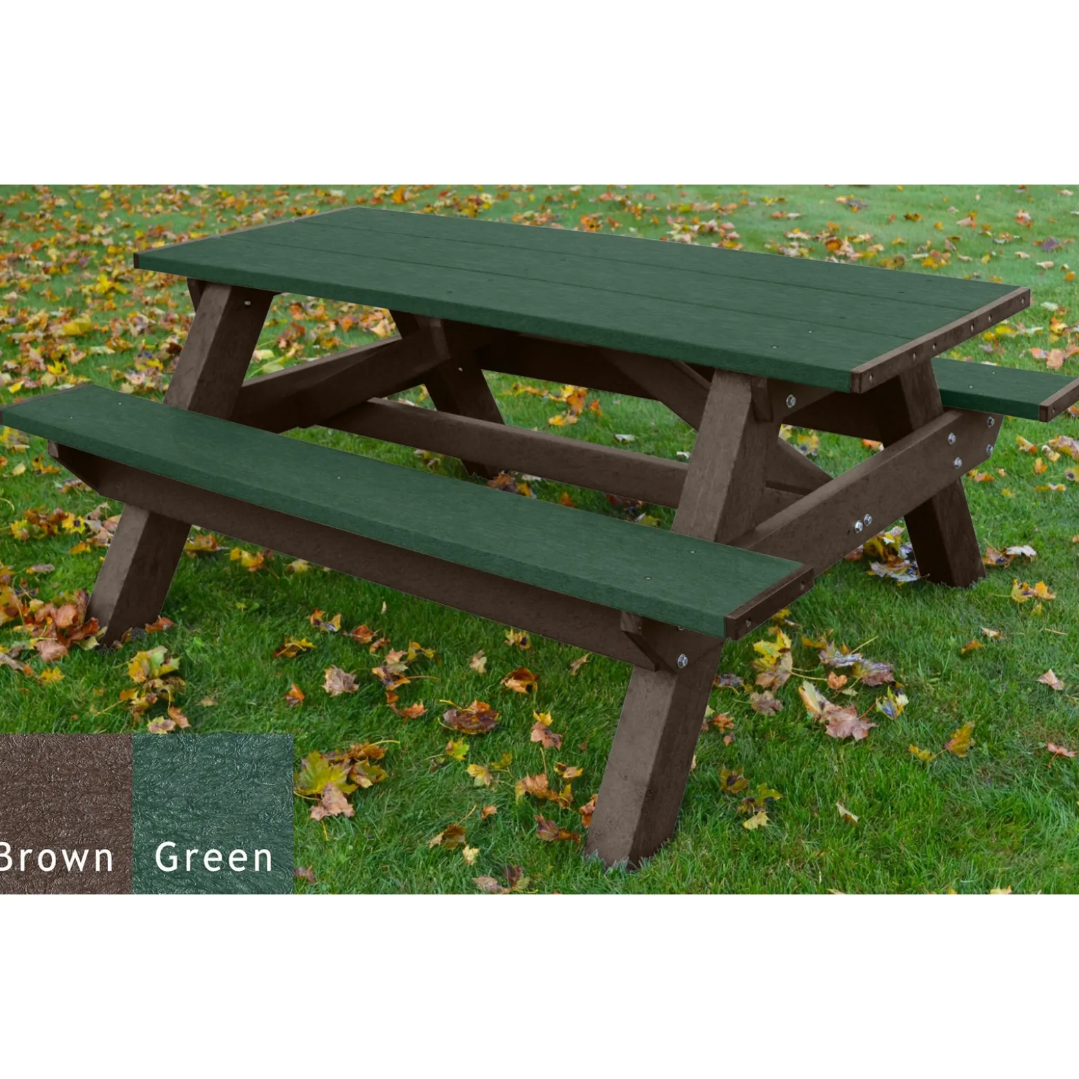 Recycled Plastic Standard Picnic Table 6'