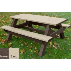 Recycled Plastic Standard Picnic Table 6'
