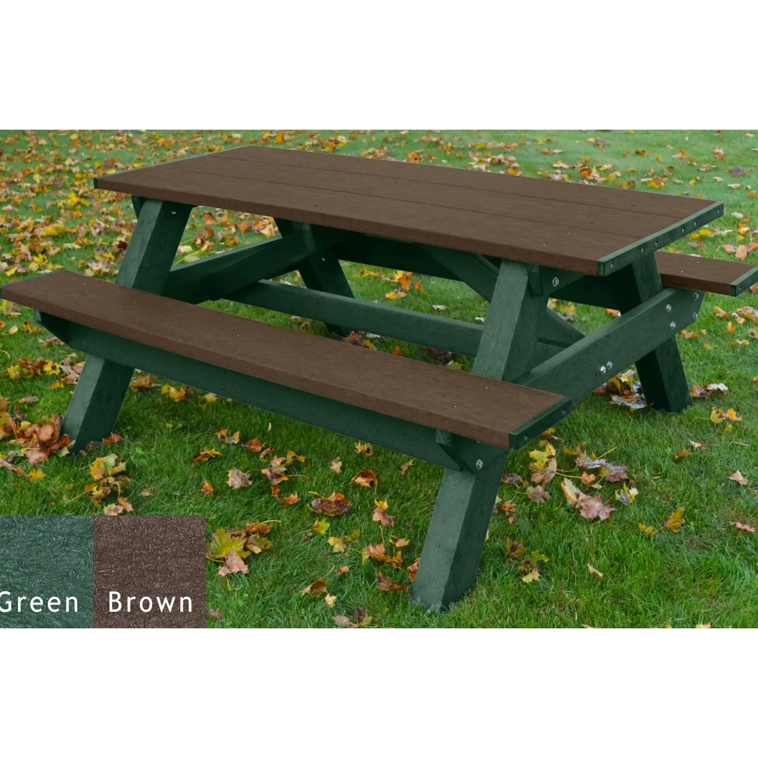 Recycled Plastic Standard Picnic Table 6'