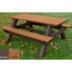 Recycled Plastic Standard Picnic Table 6'
