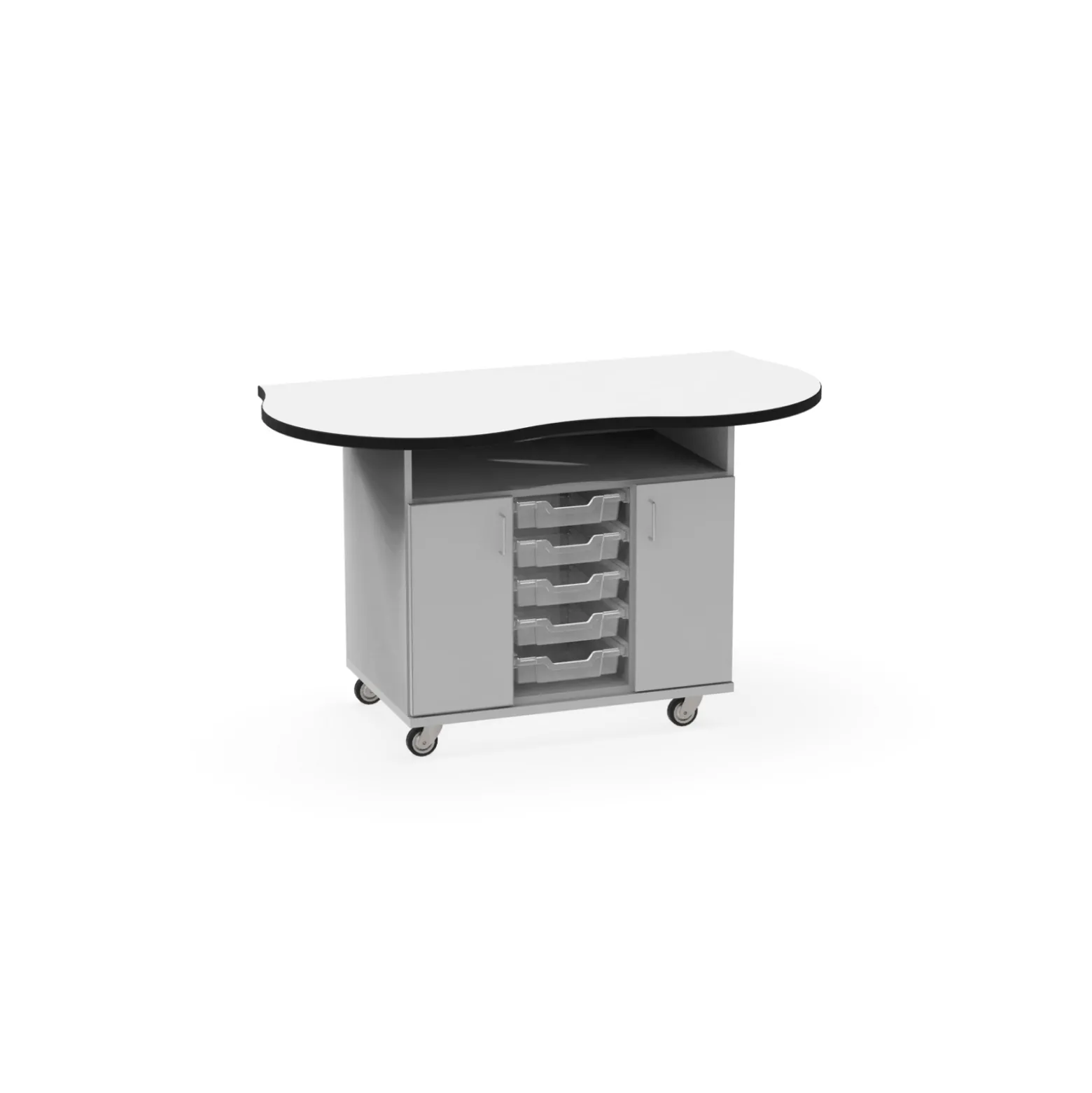 Reflection Workstation with Totes - 60"Wx30"Dx36"H