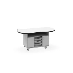 Reflection Workstation with Totes - 60"Wx30"Dx30"H