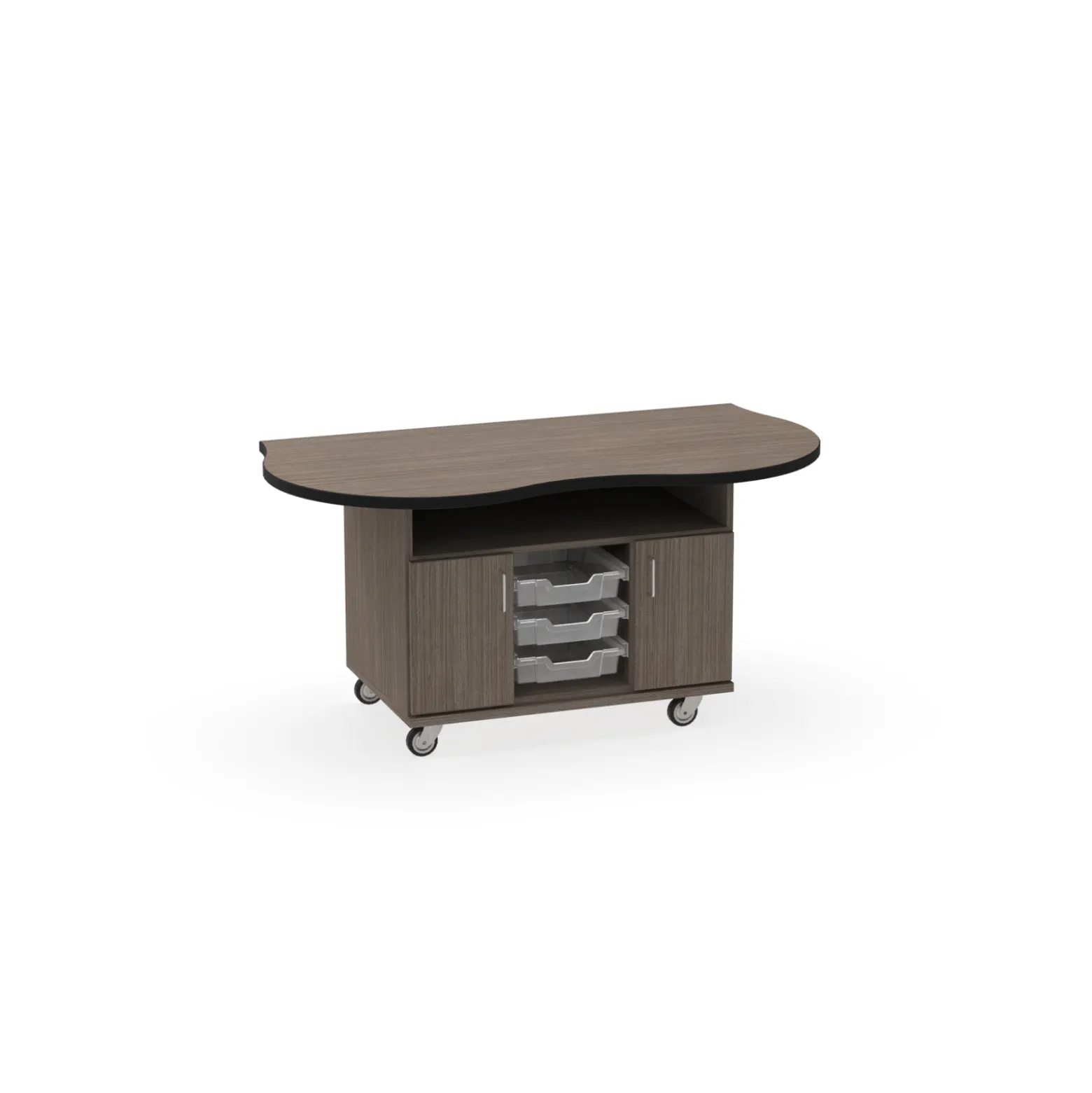 Reflection Workstation with Totes - 60"Wx30"Dx30"H