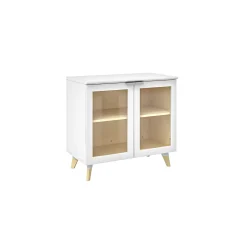 Resi Glass Door Storage Cabinet - 36"W