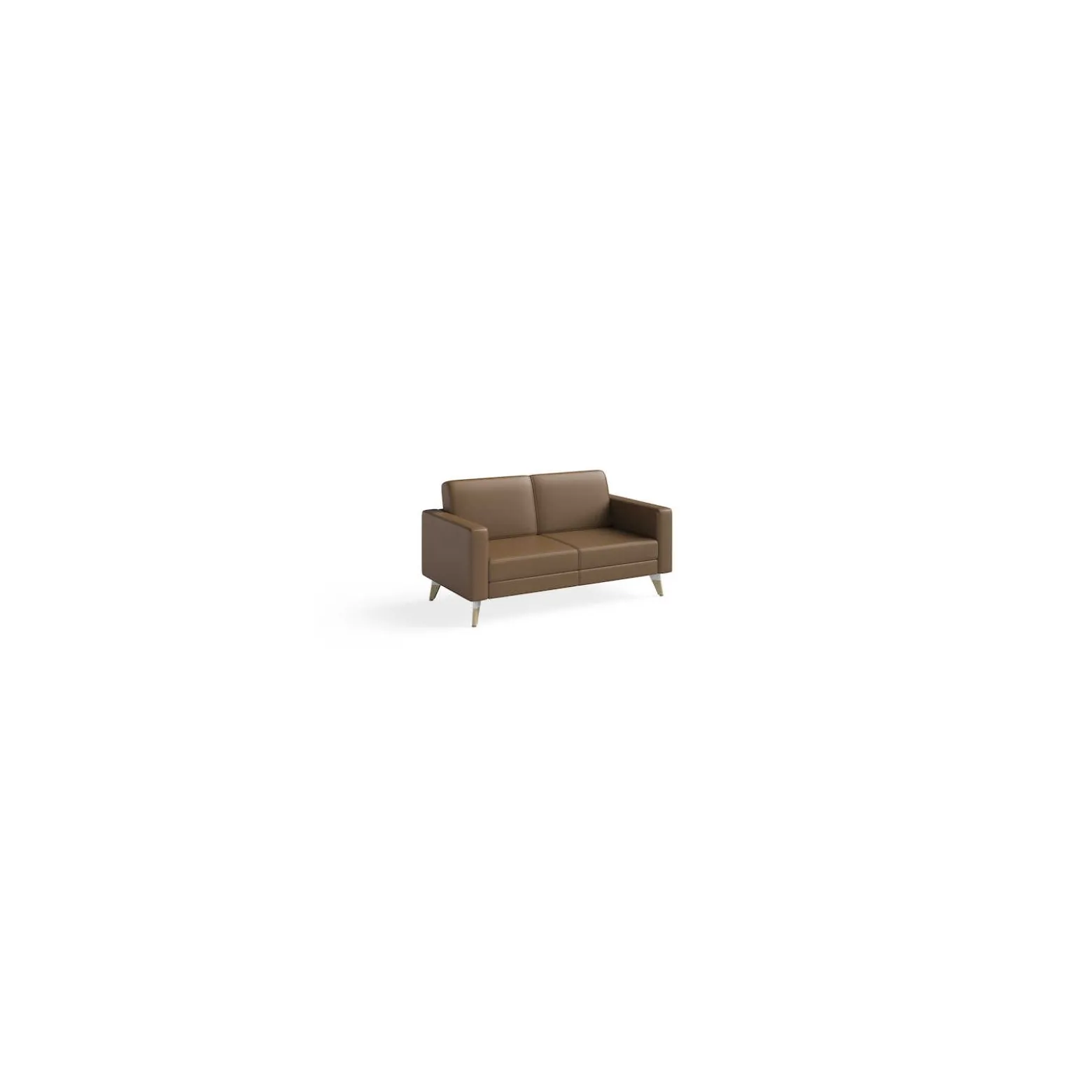 Resi Lounge Loveseat w/ Wooden Legs