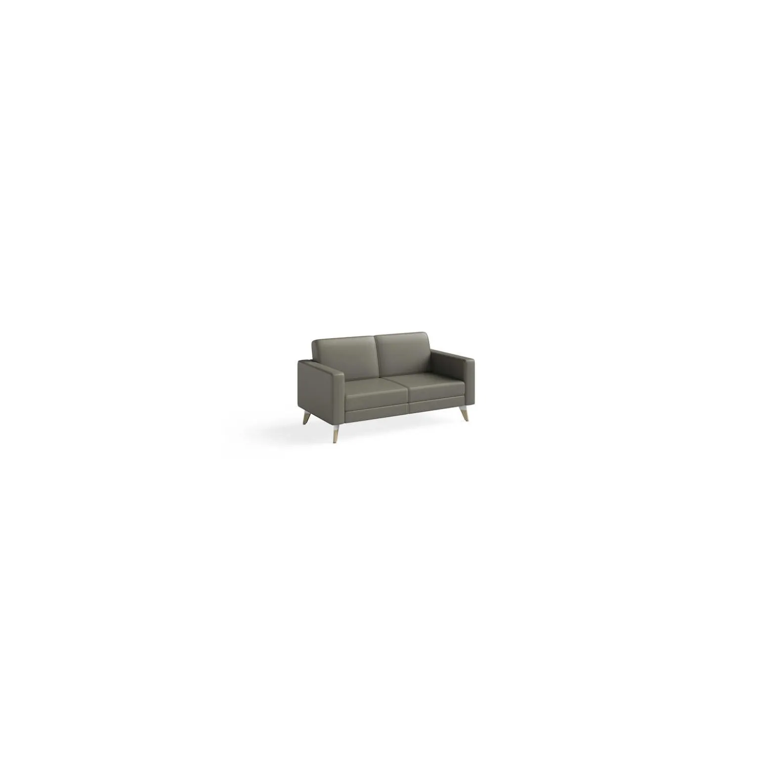 Resi Lounge Loveseat w/ Wooden Legs