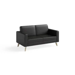 Resi Lounge Loveseat w/ Wooden Legs