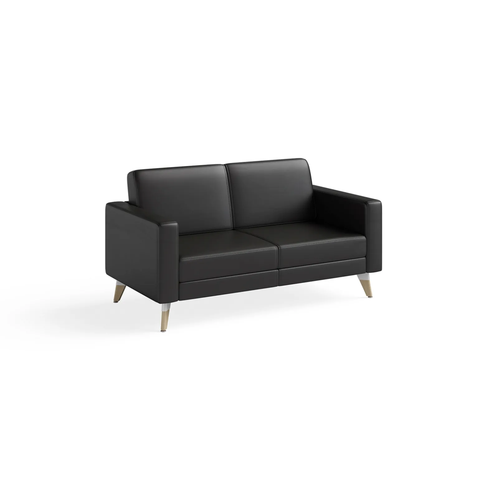 Resi Lounge Loveseat w/ Wooden Legs