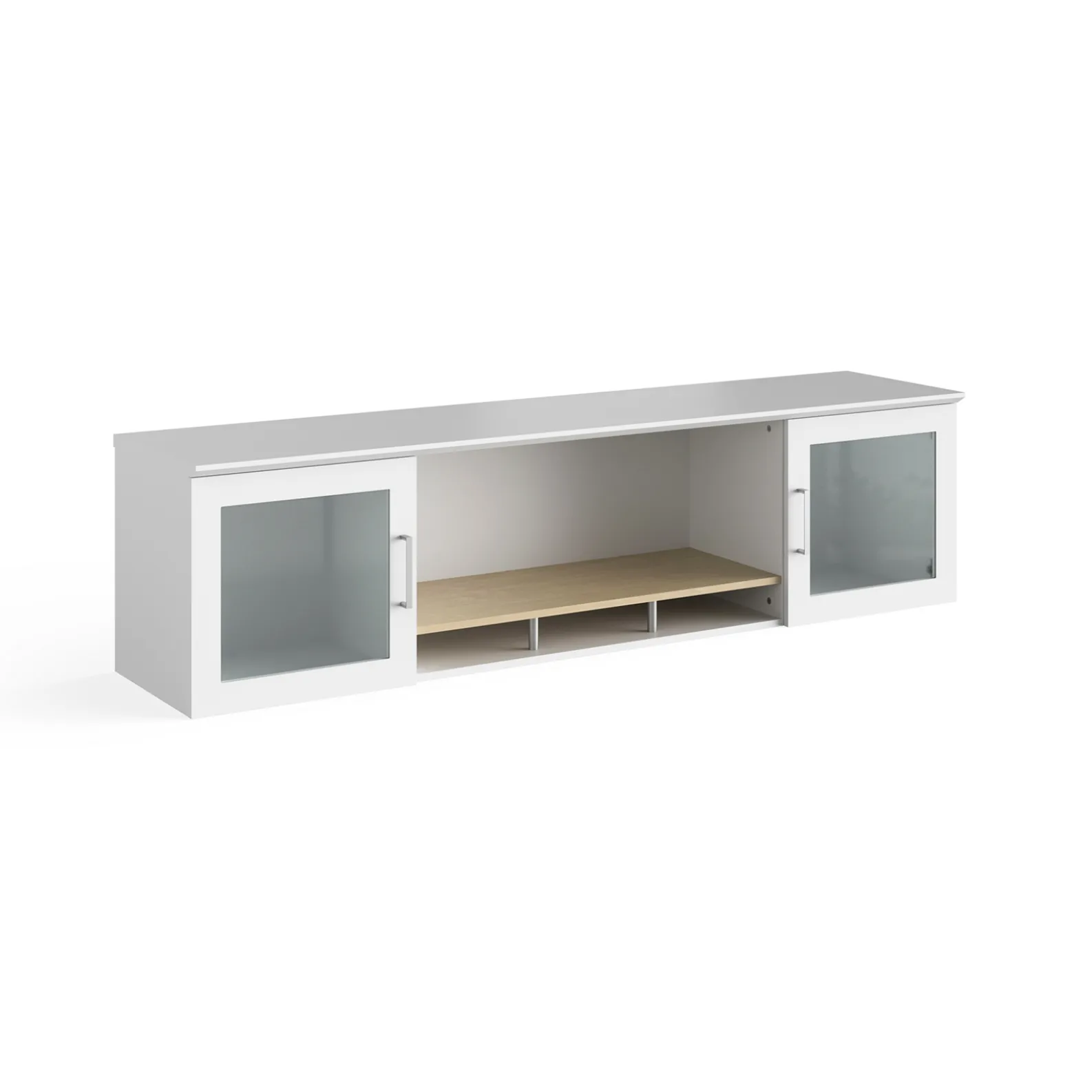 Resi Wall-Mounted Hutch w/ Glass Doors - 72"W