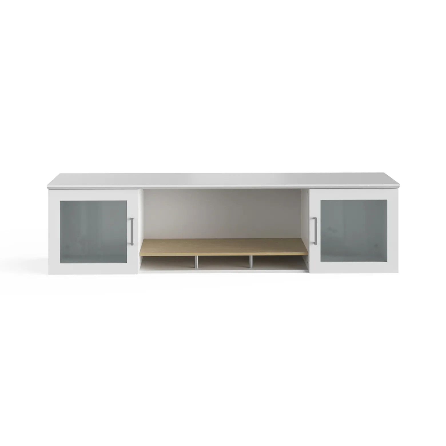 Resi Wall-Mounted Hutch w/ Glass Doors - 72"W