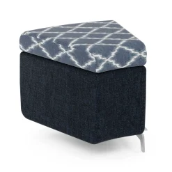 Ripple Modular Curved Piece with Upholstered Top