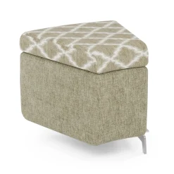 Ripple Modular Curved Piece with Upholstered Top