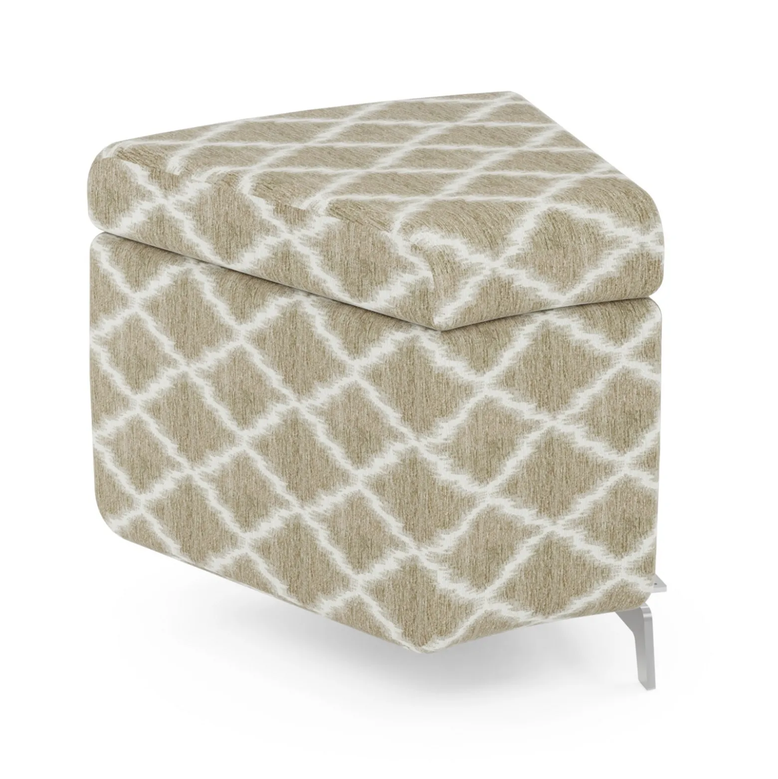Ripple Modular Curved Piece with Upholstered Top