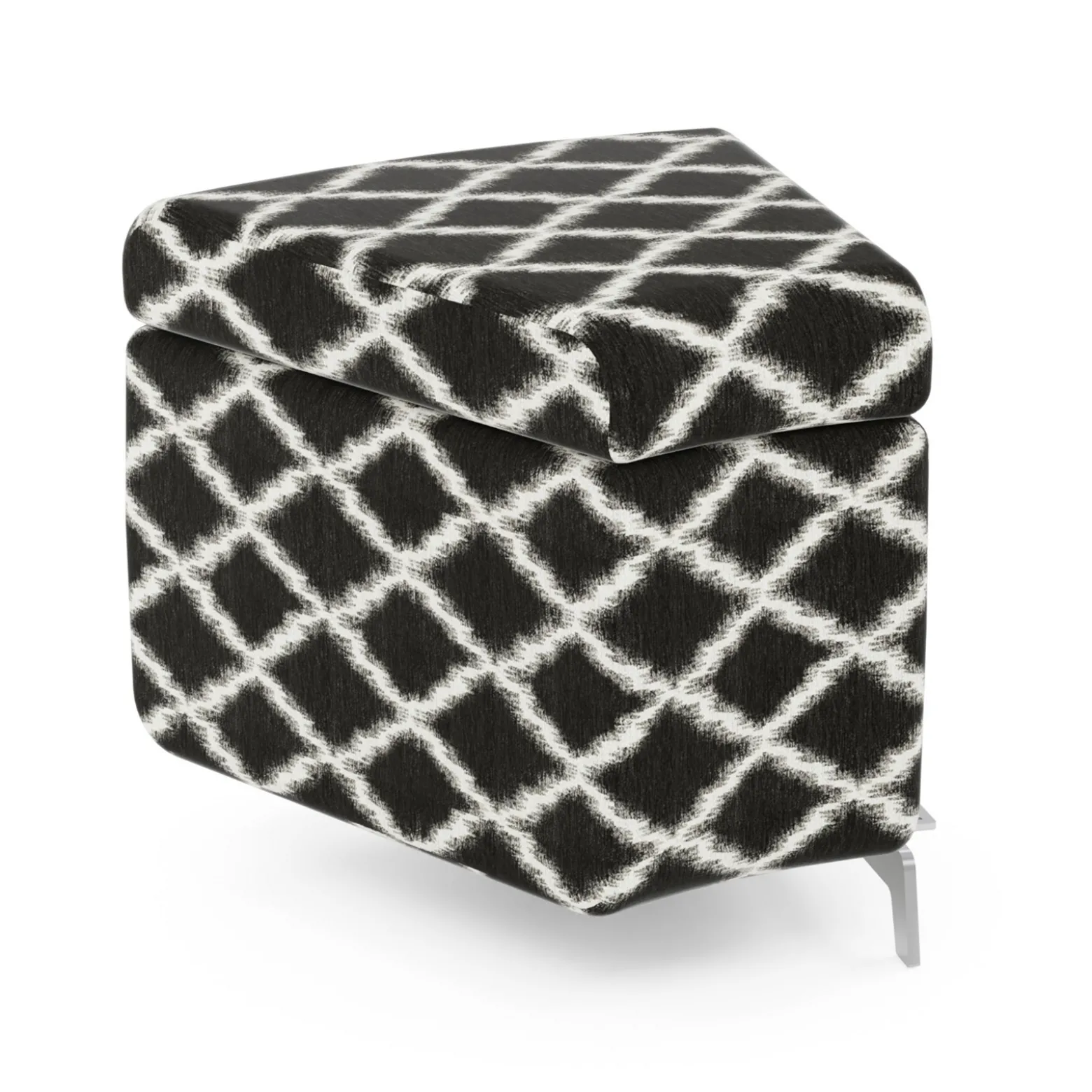 Ripple Modular Curved Piece with Upholstered Top