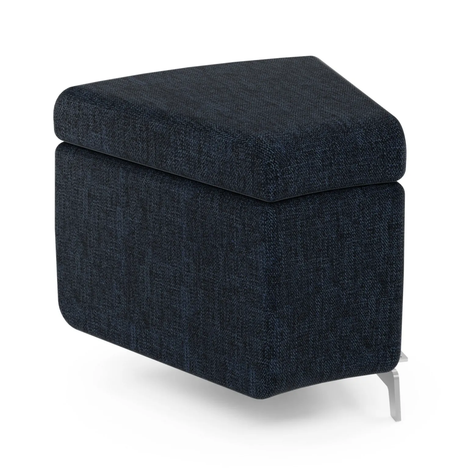 Ripple Modular Curved Piece with Upholstered Top
