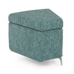 Ripple Modular Curved Piece with Upholstered Top