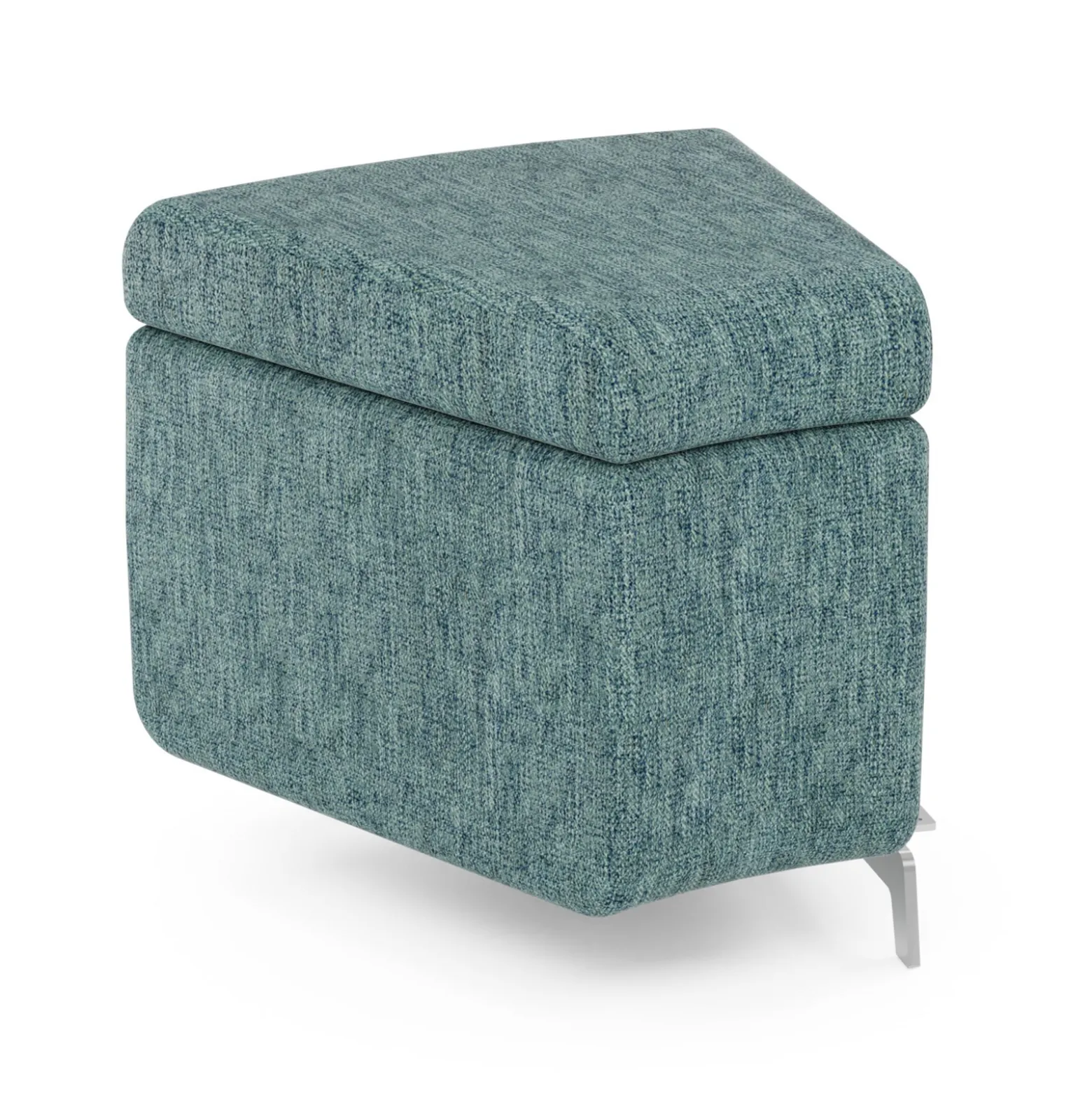 Ripple Modular Curved Piece with Upholstered Top