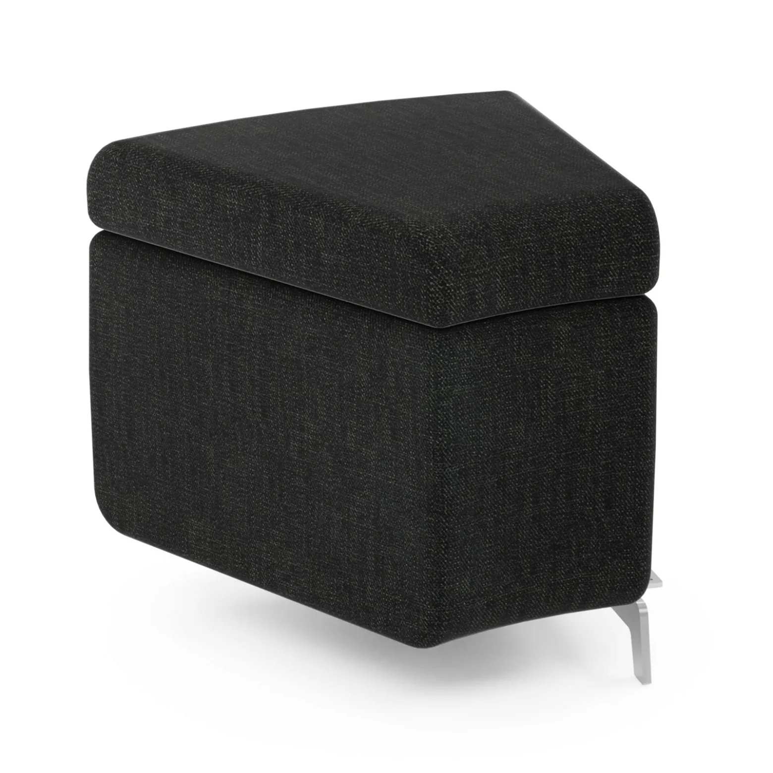 Ripple Modular Curved Piece with Upholstered Top