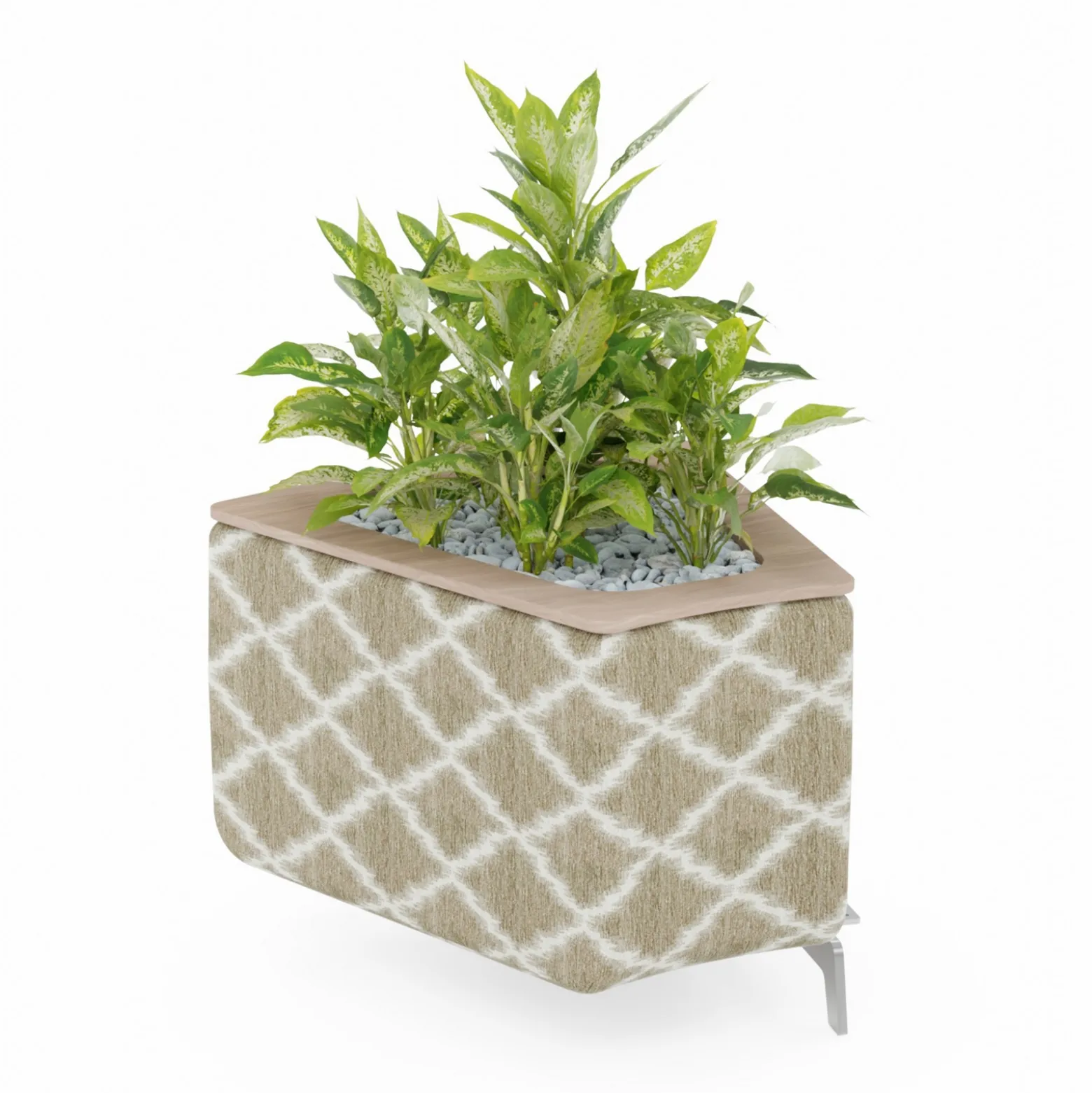 Ripple Modular Curved Piece with Planter