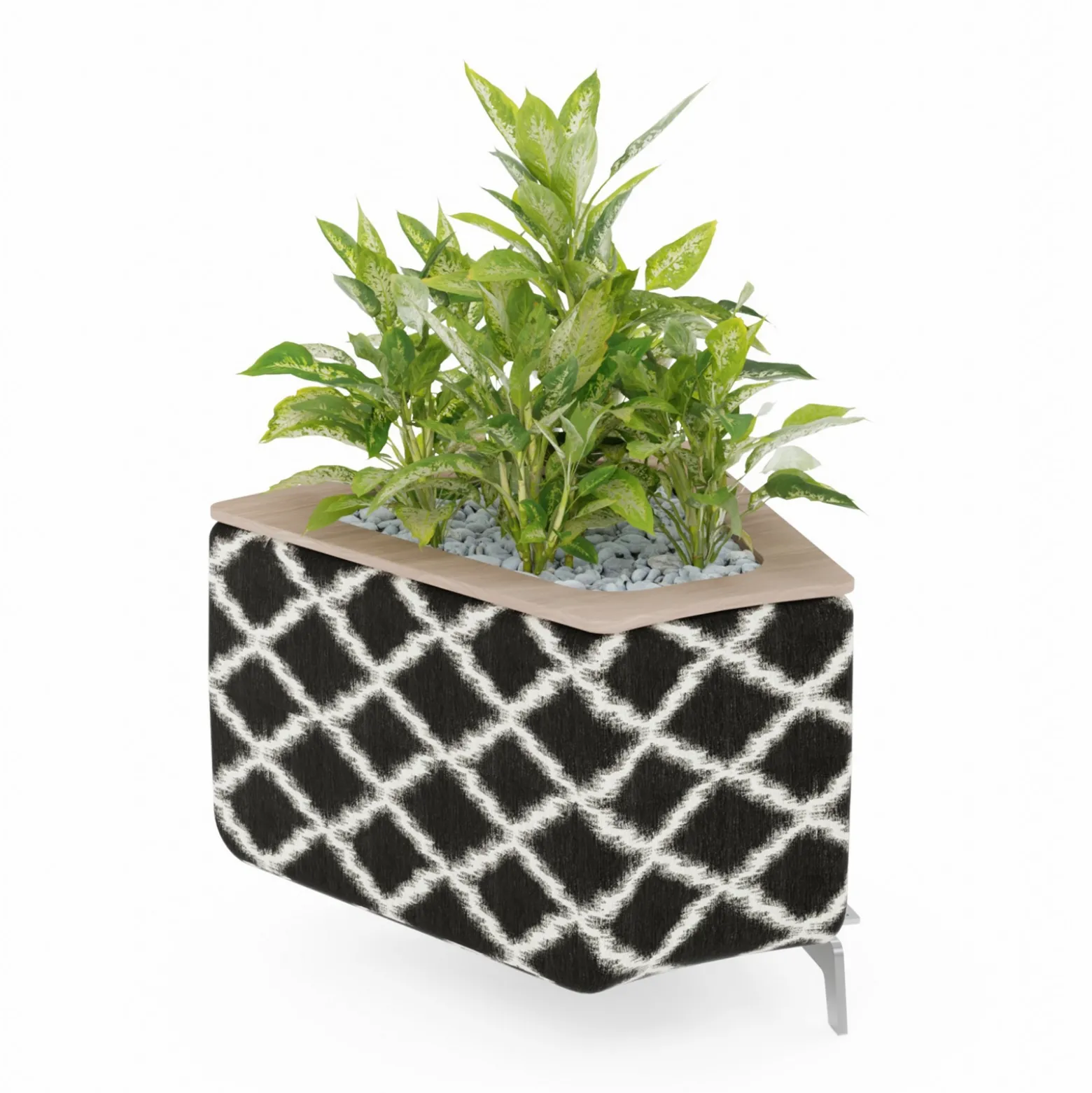 Ripple Modular Curved Piece with Planter