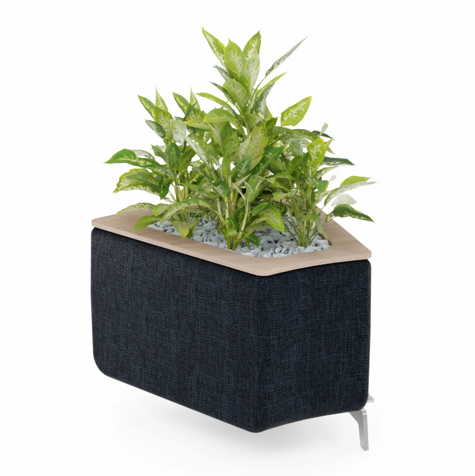Ripple Modular Curved Piece with Planter