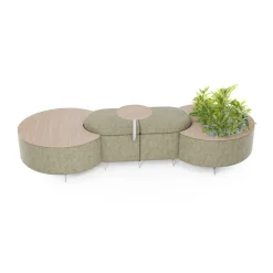 Ripple Modular Dog Bone with Planter