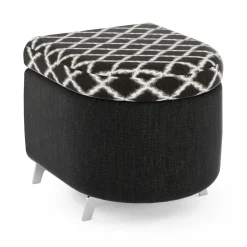 Ripple Modular End Piece with Upholstered Top