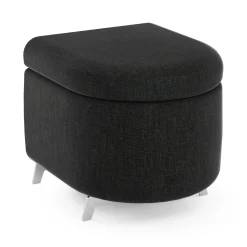Ripple Modular End Piece with Upholstered Top