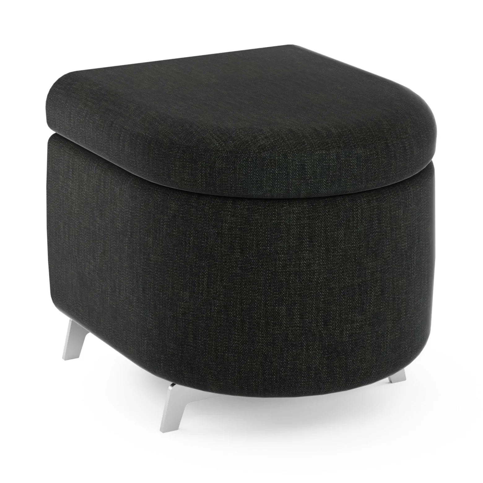 Ripple Modular End Piece with Upholstered Top