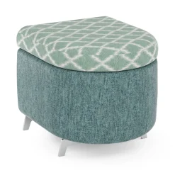 Ripple Modular End Piece with Upholstered Top