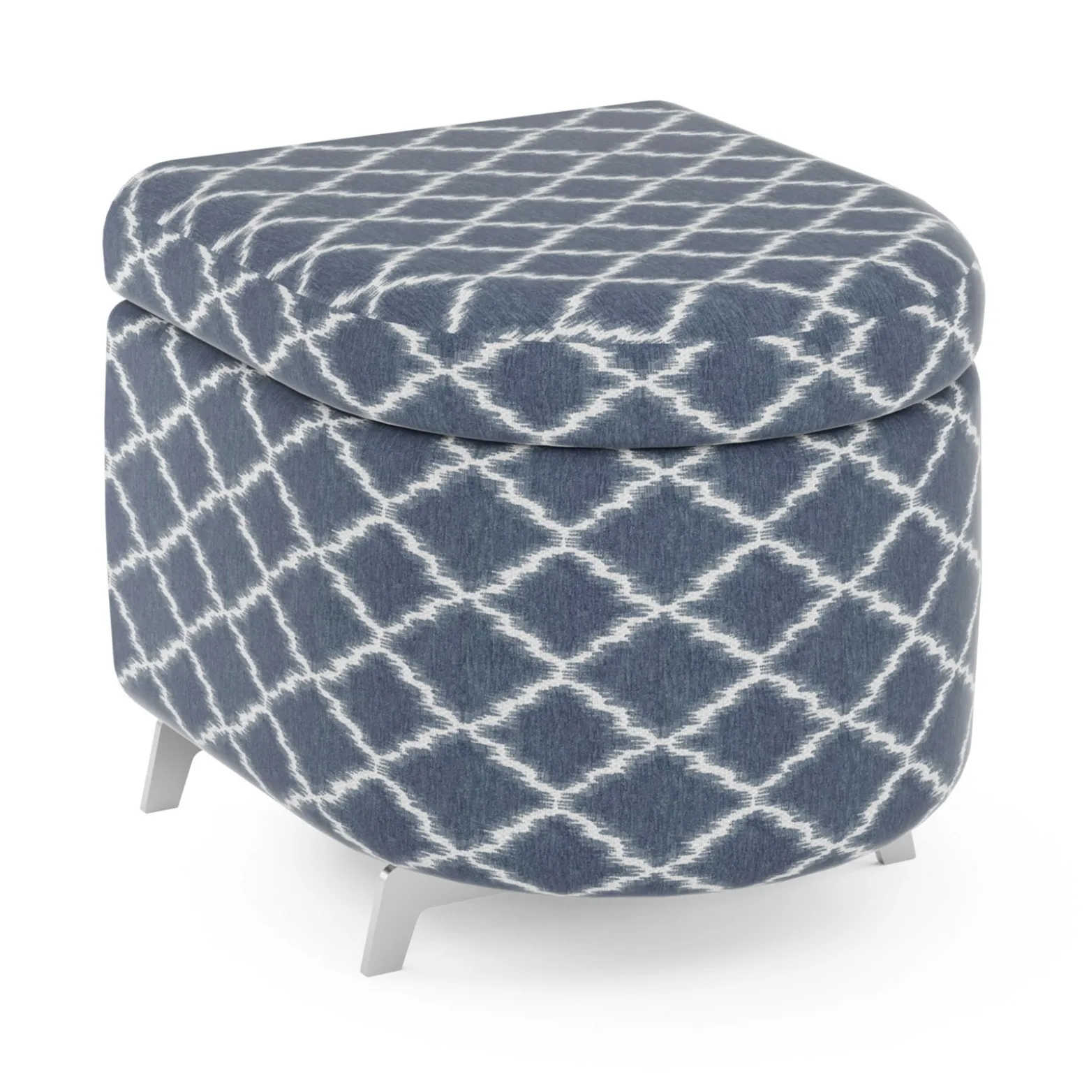 Ripple Modular End Piece with Upholstered Top