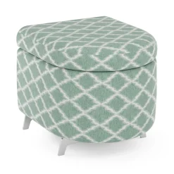 Ripple Modular End Piece with Upholstered Top