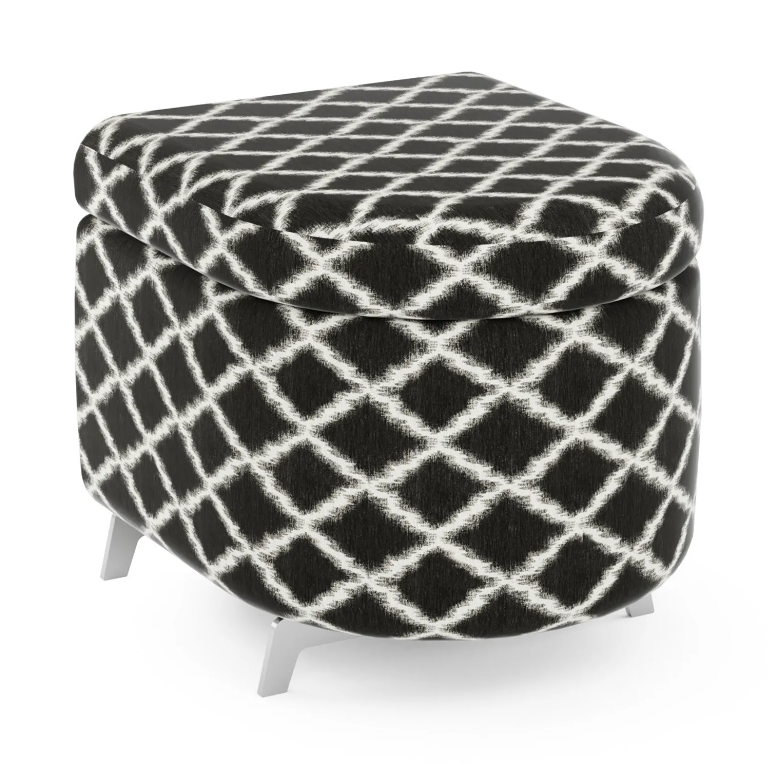 Ripple Modular End Piece with Upholstered Top