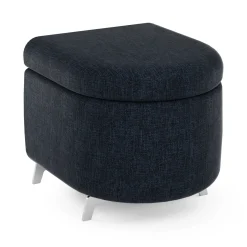 Ripple Modular End Piece with Upholstered Top