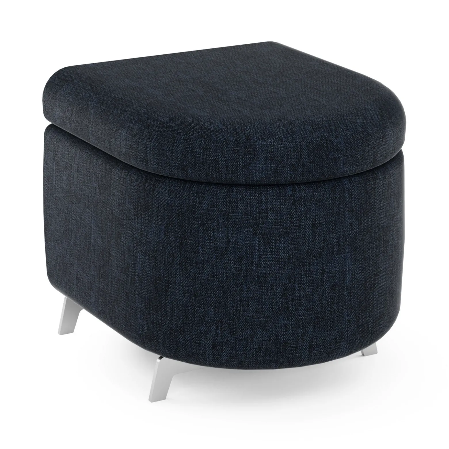 Ripple Modular End Piece with Upholstered Top