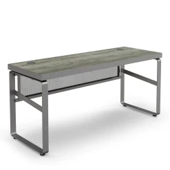 Rivet 65" Credenza Desk – 65"Wx24"D