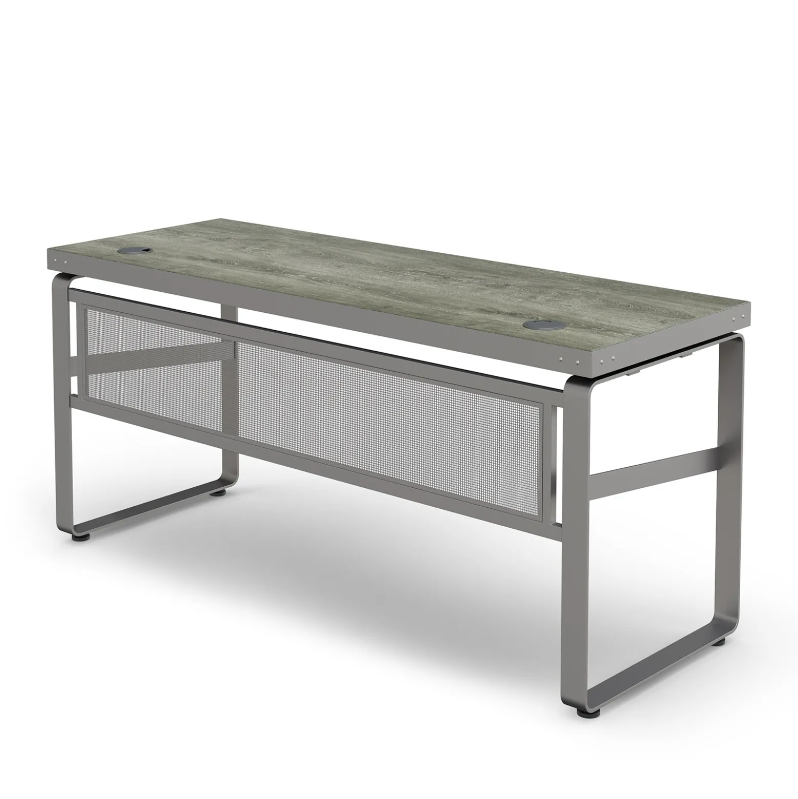 Rivet 65" Credenza Desk – 65"Wx24"D
