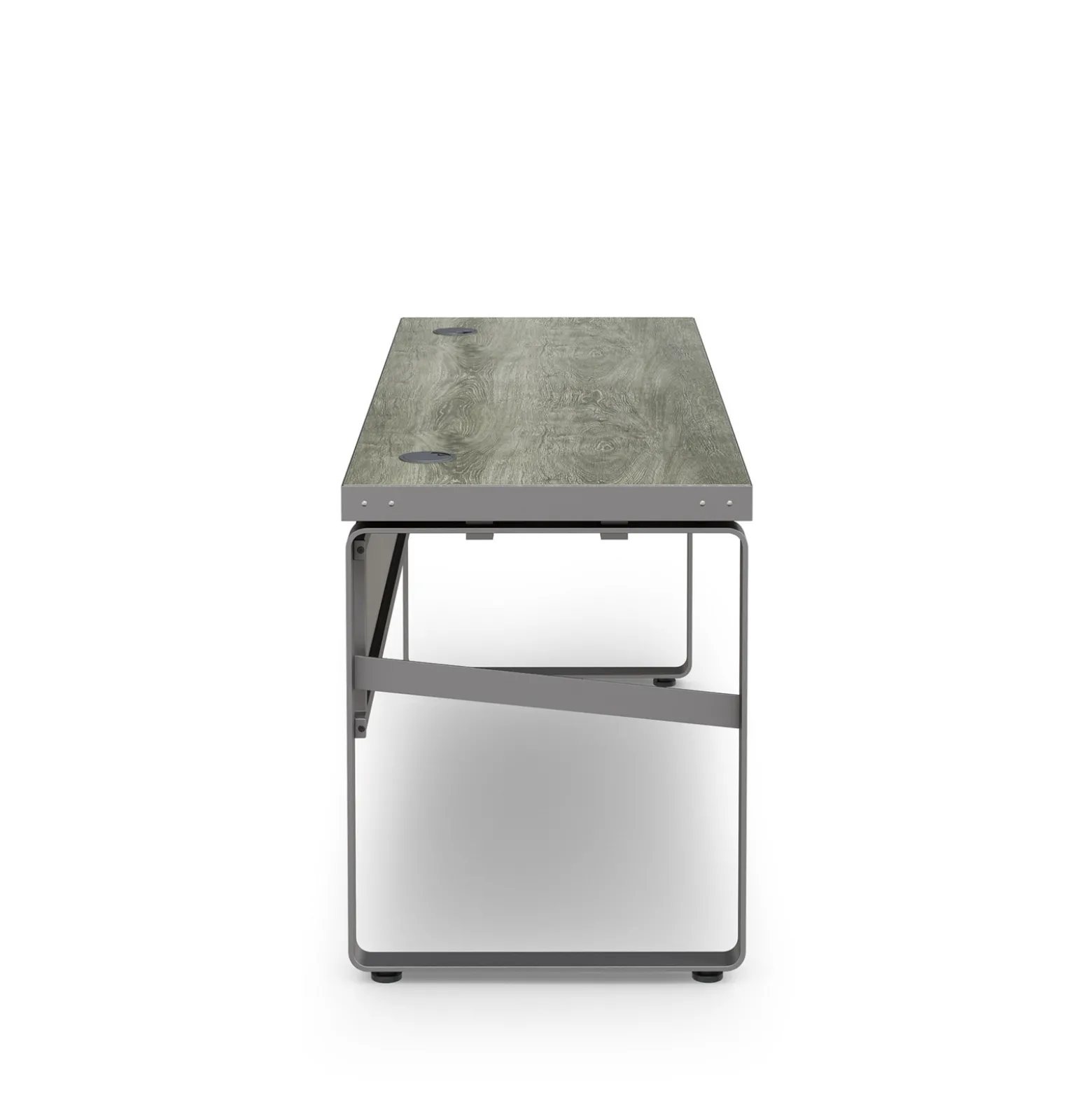Rivet 65" Credenza Desk – 65"Wx24"D